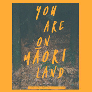 You are on Māori land tee - Kids Youth T shirt Design