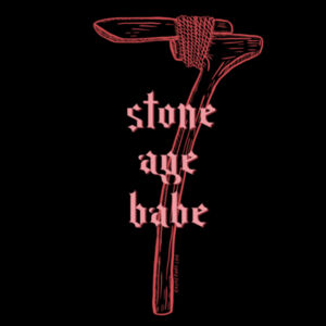 Stone Age Babe - Mens Staple T shirt Design