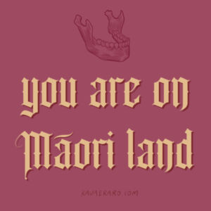 You are on Māori land 2.0 - AS Colour Womens Stencil Hood Design