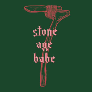 Stone Age Babe - AS Colour Mens Supply Crew Design