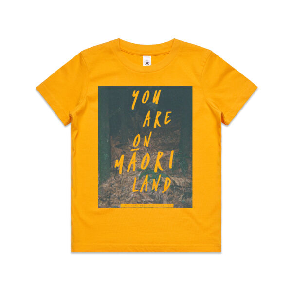 You are on Māori land tee - Kids Youth T shirt Thumbnail
