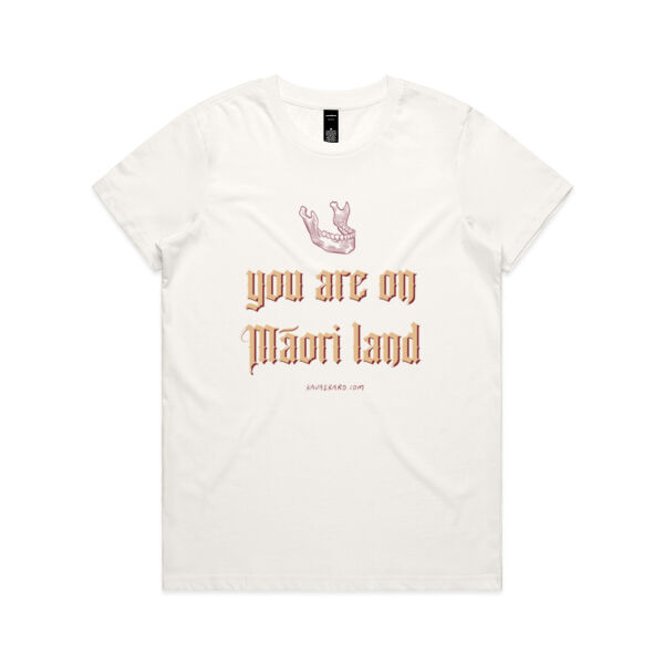 You are on Māori land 2.0 - Womens Maple Tee Thumbnail