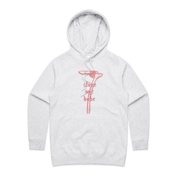 Stone Age Babe - AS Colour Womens Supply Hood Thumbnail