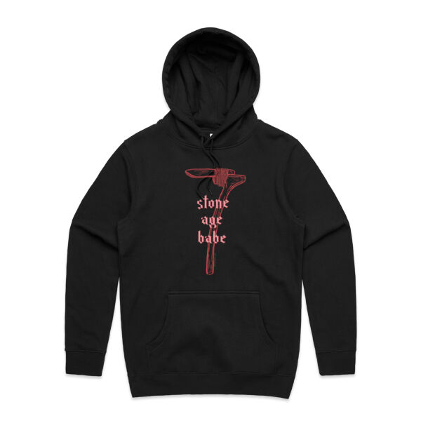 Stone Age Babe - AS Colour Mens Stencil Hoodie Thumbnail